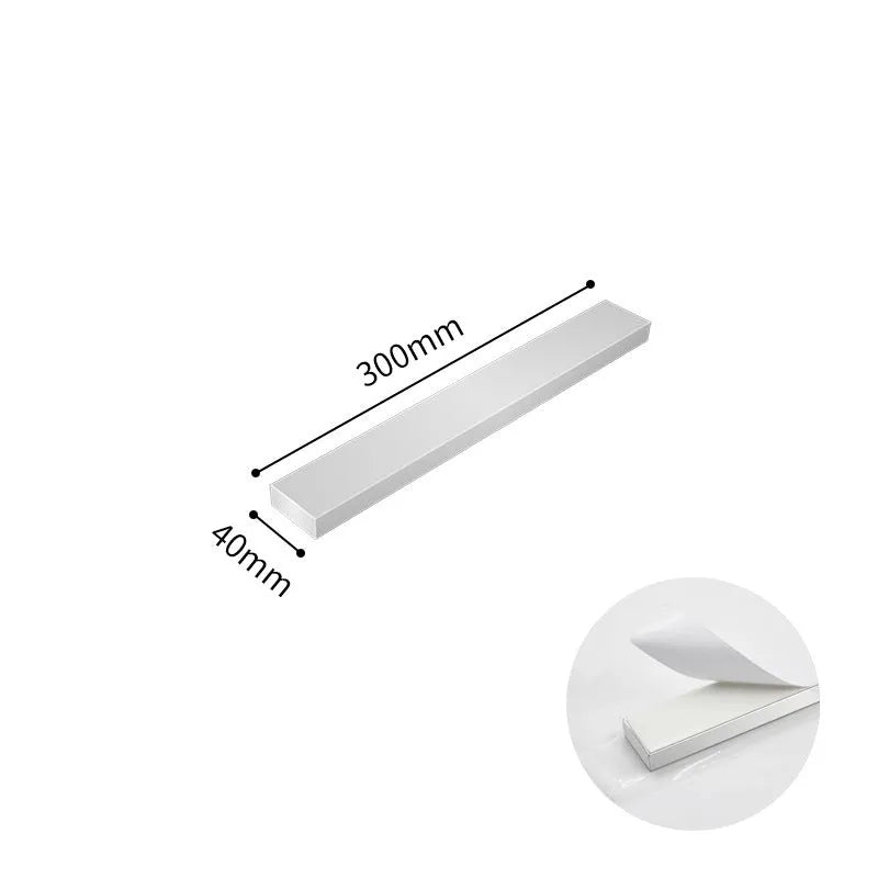Stainless steel wall mounted magnetic knife storage rack with multiple length options