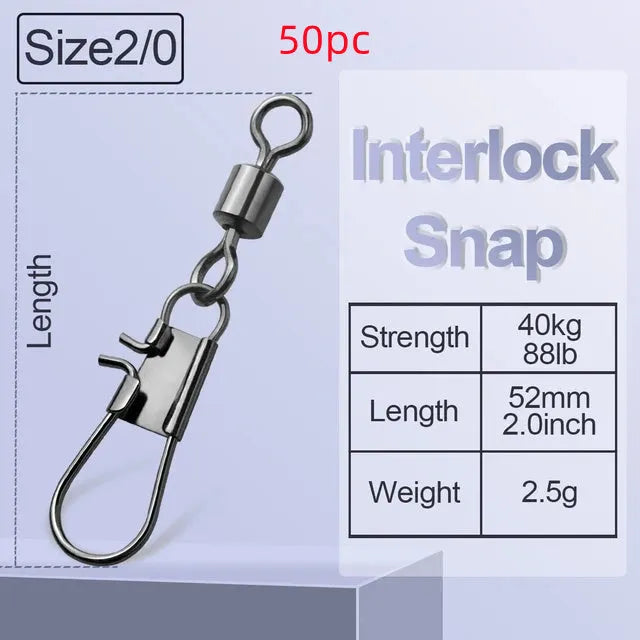 Black nickel 8-shaped ring quick connector for lure fishing with copper and stainless steel construction