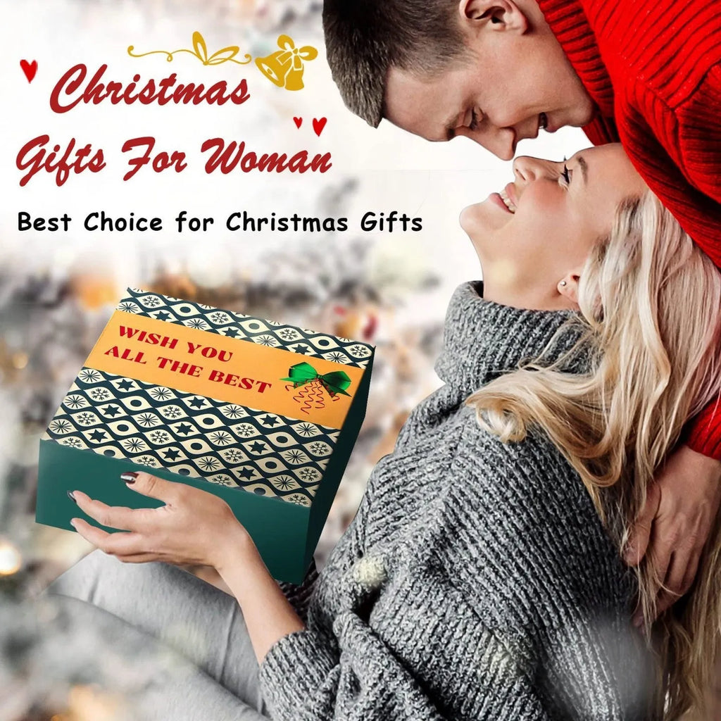 Christmas gift box with holiday cup and aromatherapy set, 20.3 x 15.2 x 9 cm