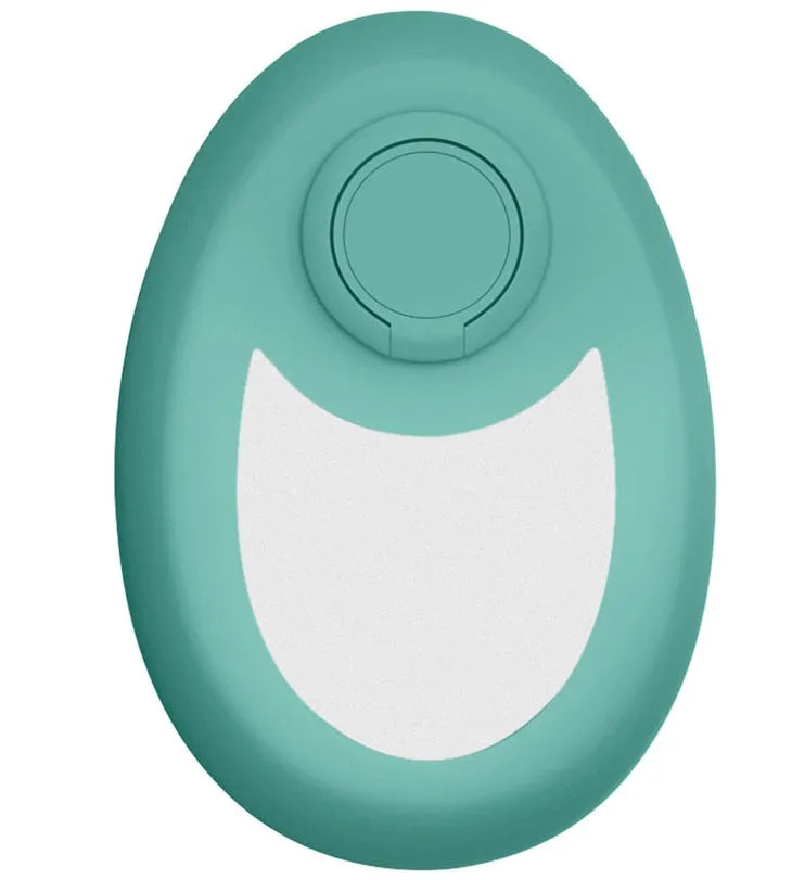 CJEER flat crystal hair removal device in green, purple or black with metal finger ring.