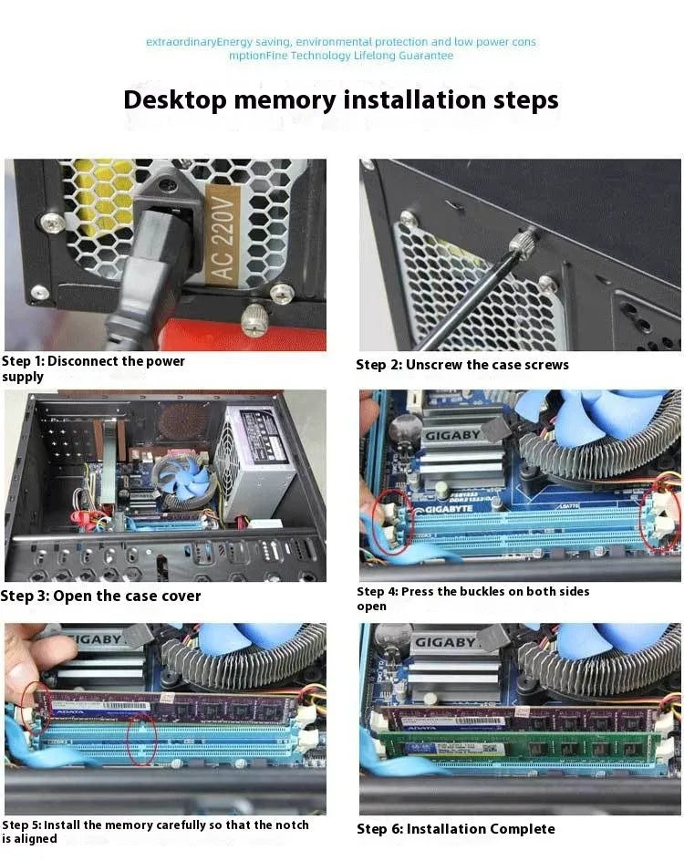 4GB DDR3 1600 desktop memory module for AMD-compatible computer systems