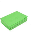 Foldable yoga mat in blue colour, 5mm thickness, PVC material