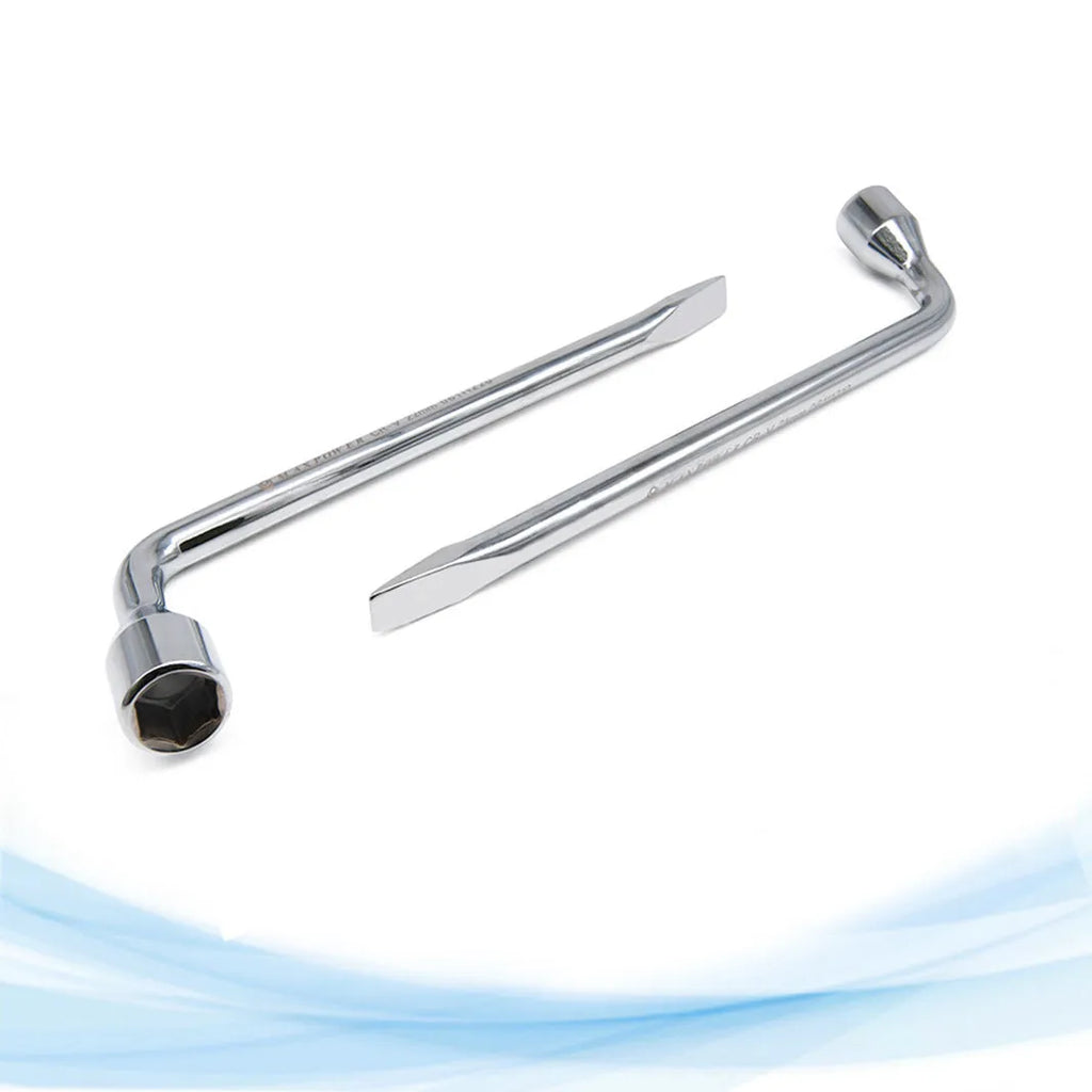 19mm L-shaped socket wrench tool in CR-V steel construction