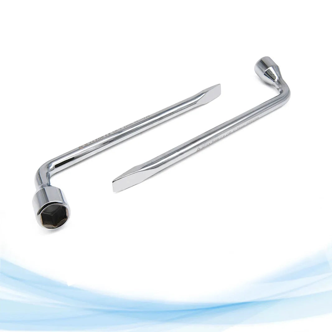 19mm L-shaped socket wrench tool in CR-V steel construction