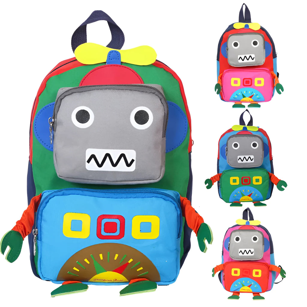 Children's backpack in pink with 27cm height for kindergarten use