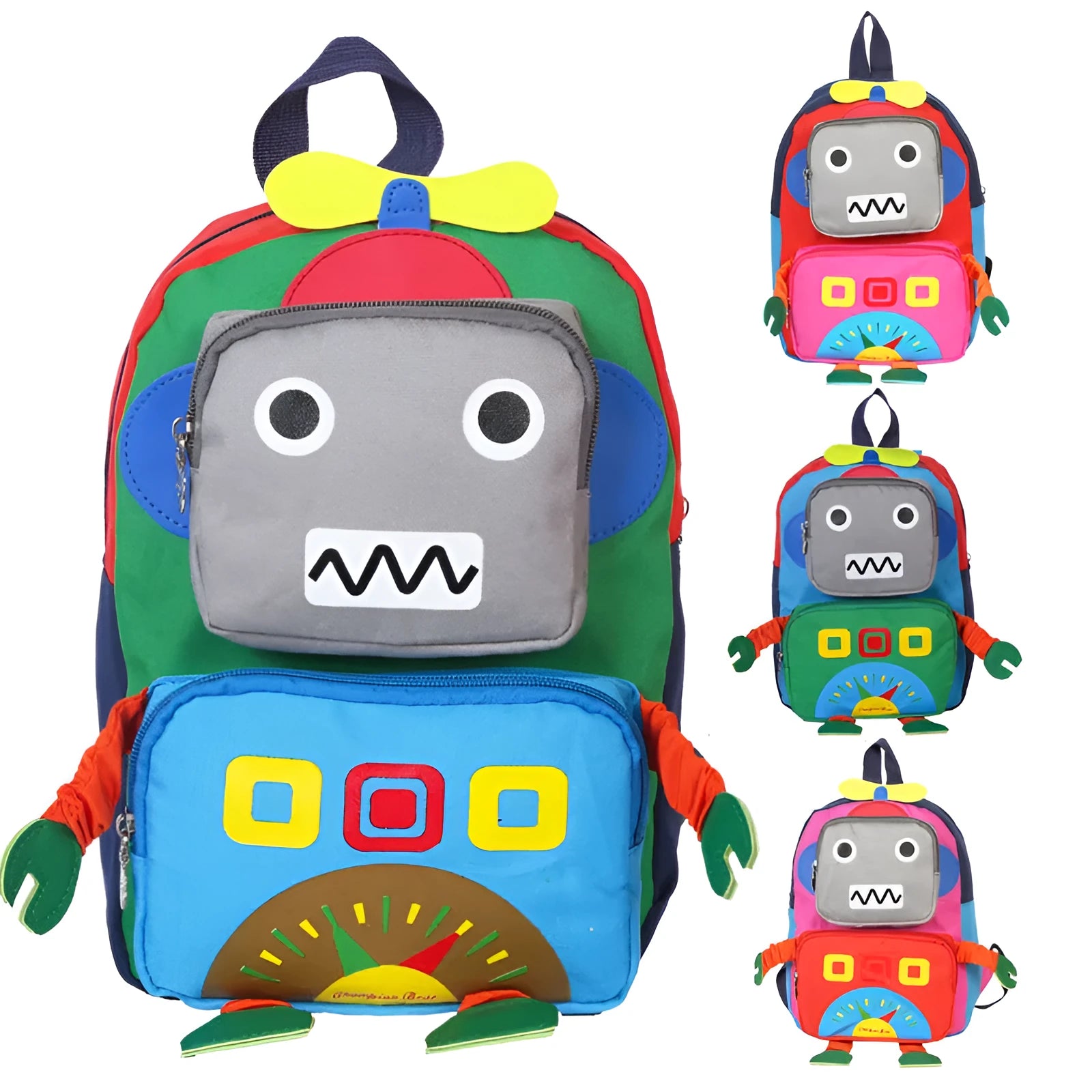 Children's backpack in pink with 27cm height for kindergarten use
