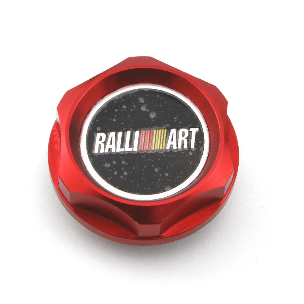Aluminium alloy oil filter cap for Mitsubishi vehicles in six colour options