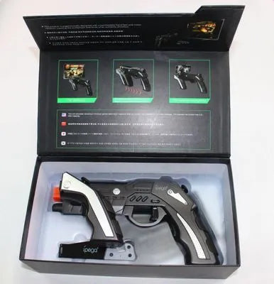 pg-9057 wireless Bluetooth game pistol with magazine slide-out and ergonomic grip