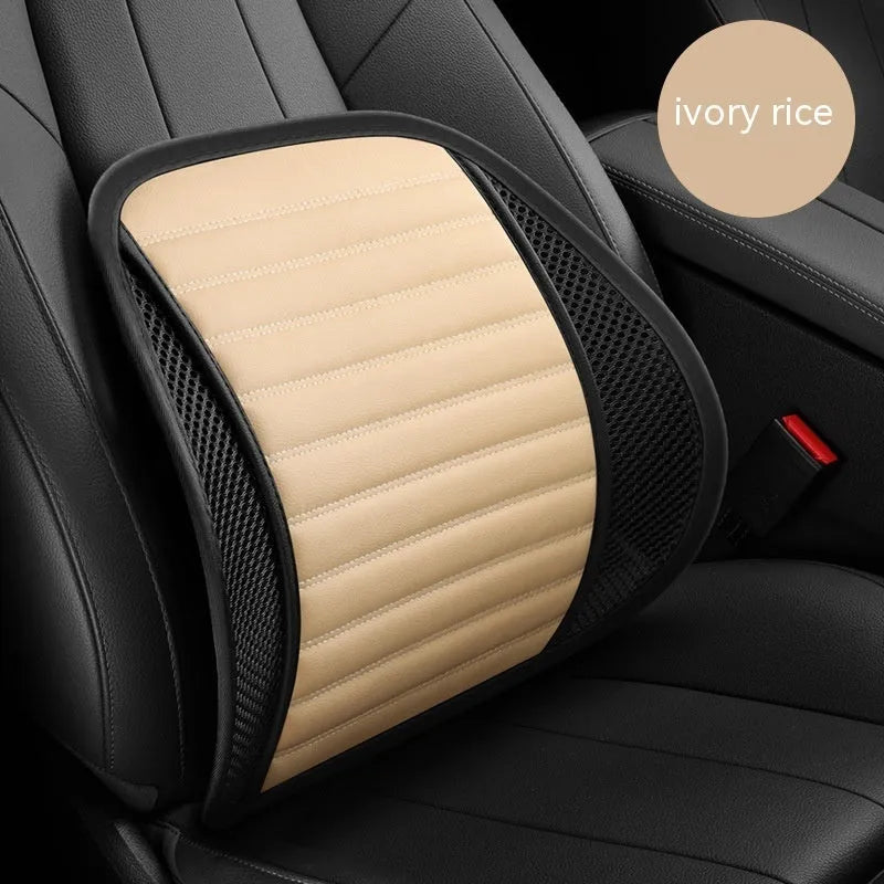 Memory foam lumbar support cushion for car seats in five colour options
