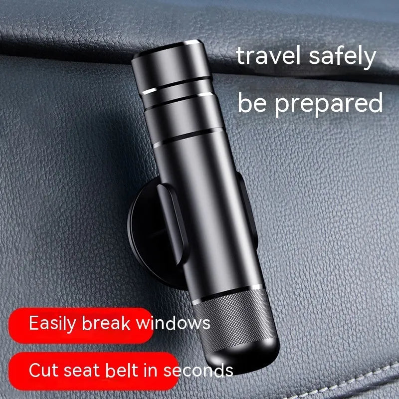 Aluminium alloy car safety hammer with sand blasting oxidation finish and 20x88mm dimensions