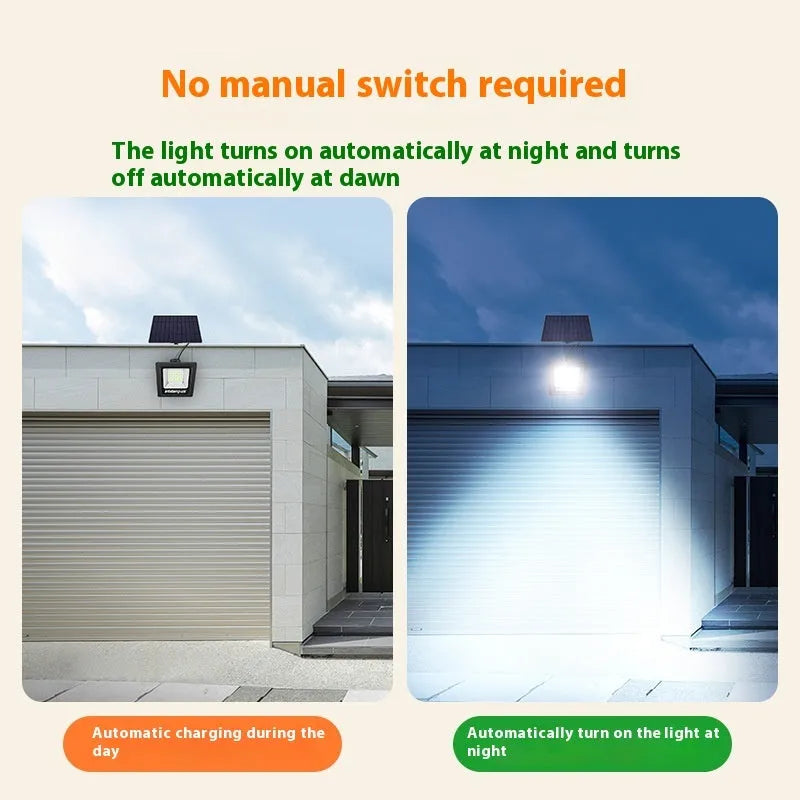 Outdoor household courtyard LED solar light with IP65 waterproof rating