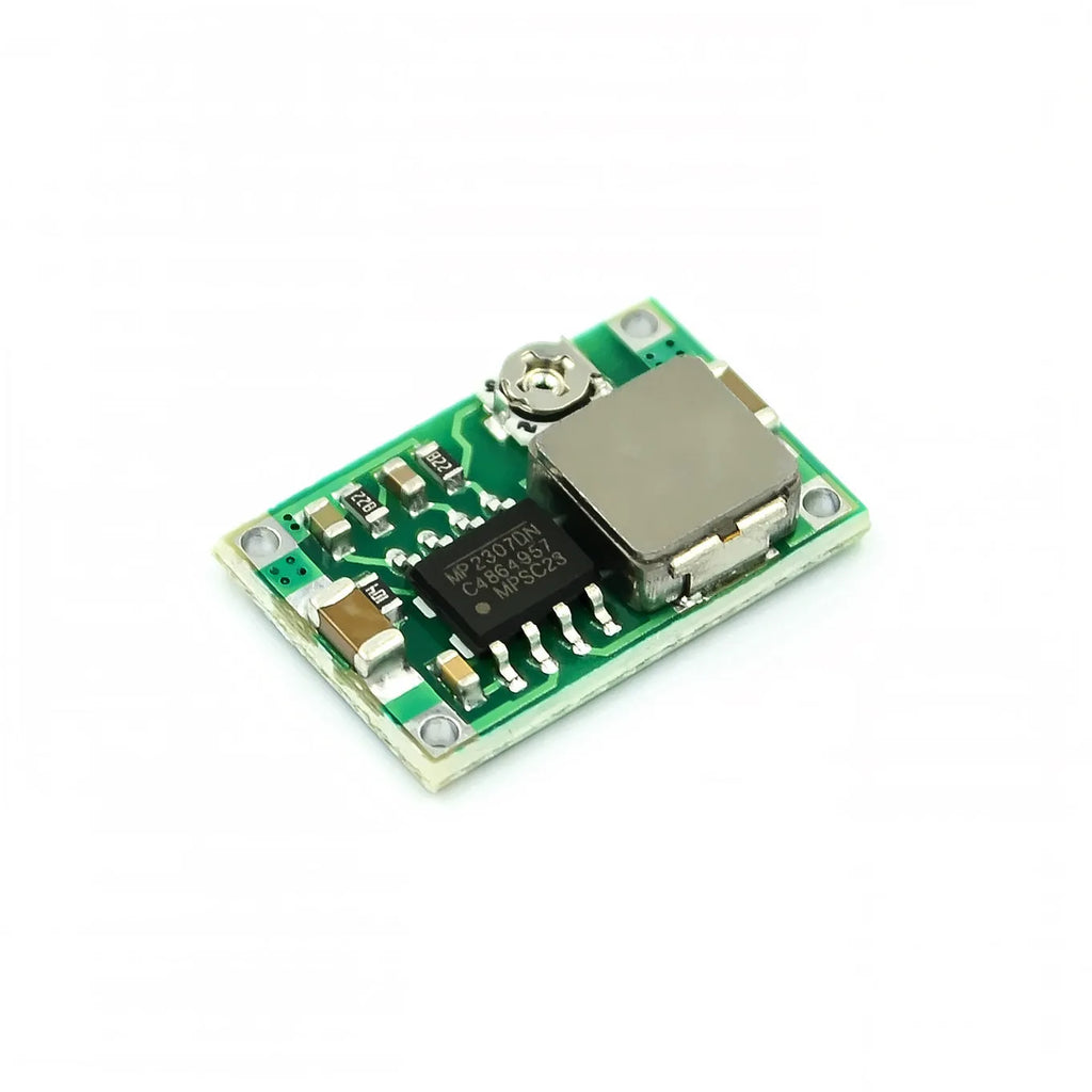 Mini-360 green DC buck converter module, 17 x 11 x 3.8mm, 4.75V-23V to 1.0V-17V synchronous rectifier