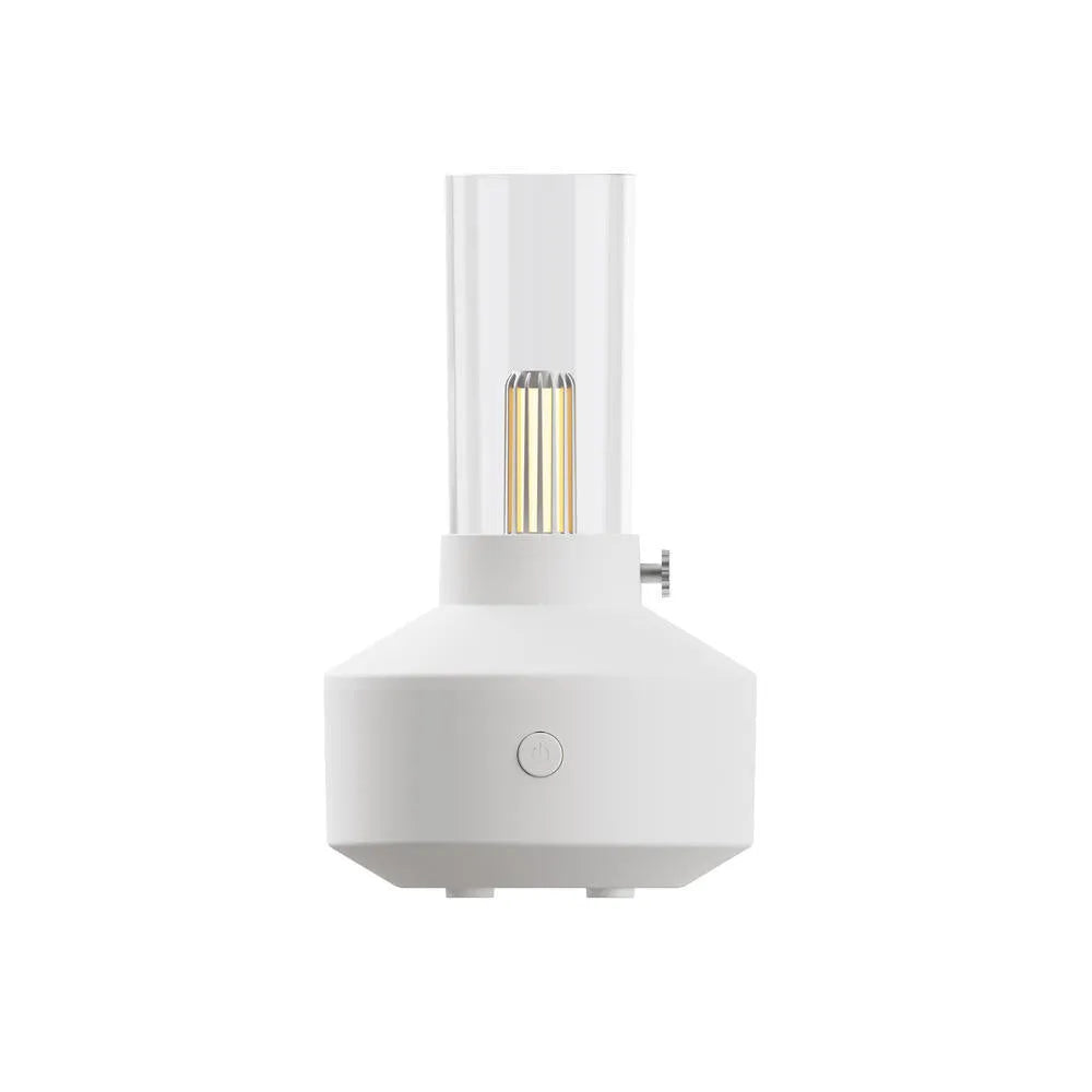 2023 retro ultrasonic humidifier with 150ml water tank, night light, and essential oil aromatherapy diffuser for home office use