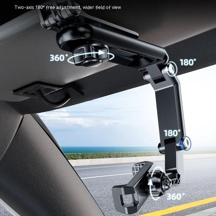 Car phone holder with one clip stable design in black and grey or black and green colours