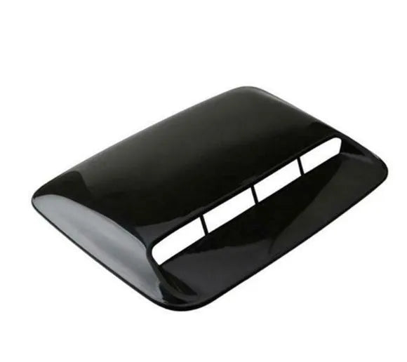 ABS car airscoop shroud set showing engine cover and side vent pieces in black finish