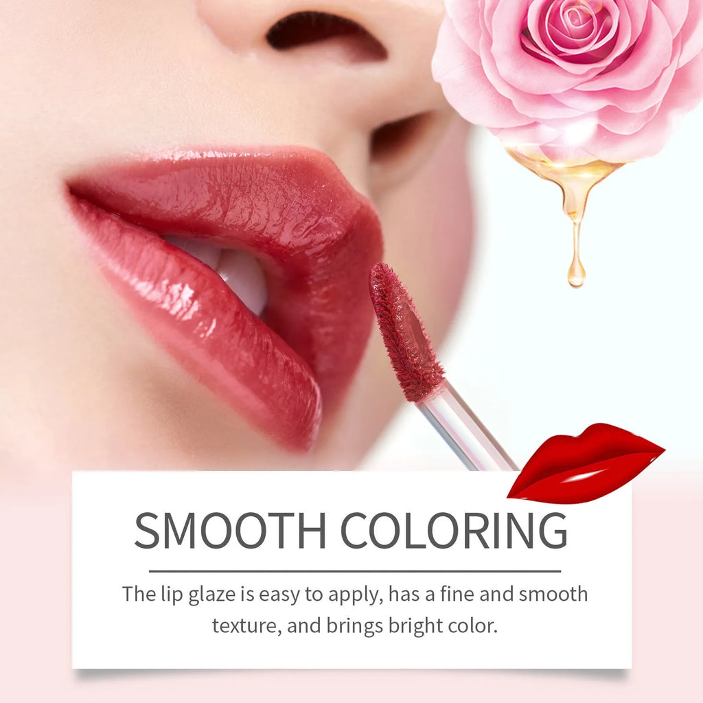 Double-headed lip liner and lip lacquer pen makeup product in matte finish.