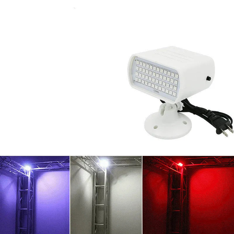 Sound Control 48 LED Stage Strobe Light unit showing compact rectangular design with multiple LED bulbs.