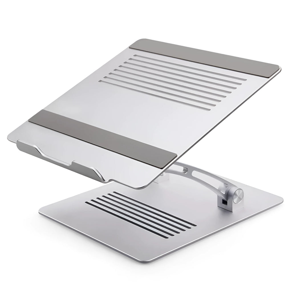 Folding lifting aluminium alloy laptop stand in Black, Grey, Haoyue Silver, Silver and Silver 1.