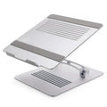 Folding lifting aluminium alloy laptop stand in Black, Grey, Haoyue Silver, Silver and Silver 1.