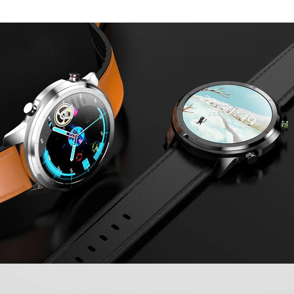 LEMFO LF26 smart bracelet with 1.3-inch screen shown in silver colour on a wrist