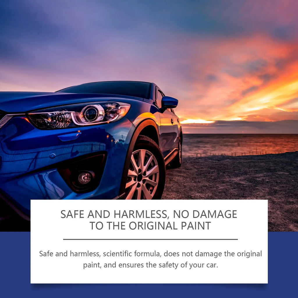 Spray scratch repair for car scratches in a 3.8x14.6cm can with box packaging