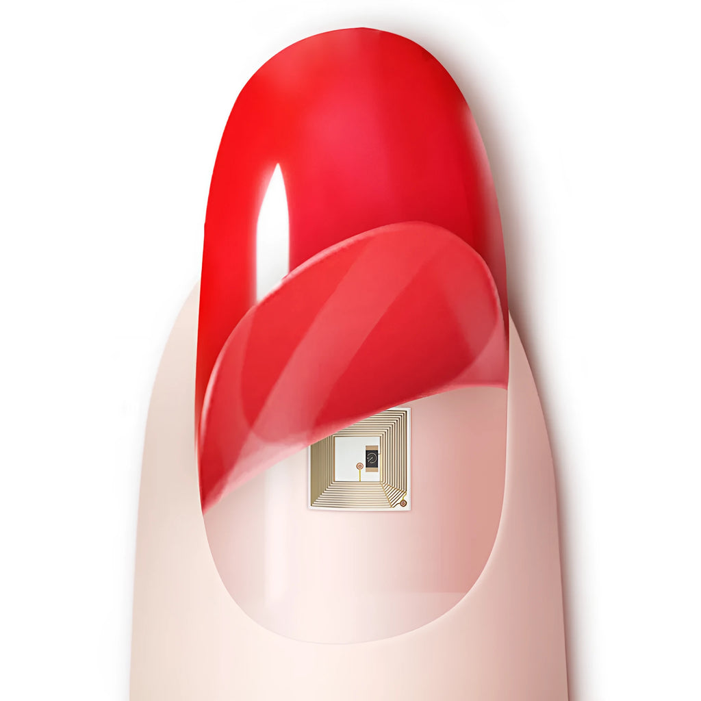 JAKCOM N3 smart nail chip wireless NFC sensor for mobile phone activation on a finger