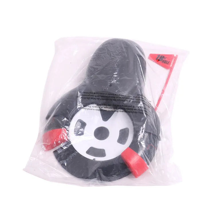 Golf electric automatic rebound rebounder in black with ABS construction for outdoor practice
