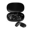 Two ear wireless Bluetooth translation earphones with noise reduction, black and white colour options