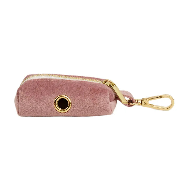 Light purple pink velvet adjustable dog collar with optional matching leash and accessory set.