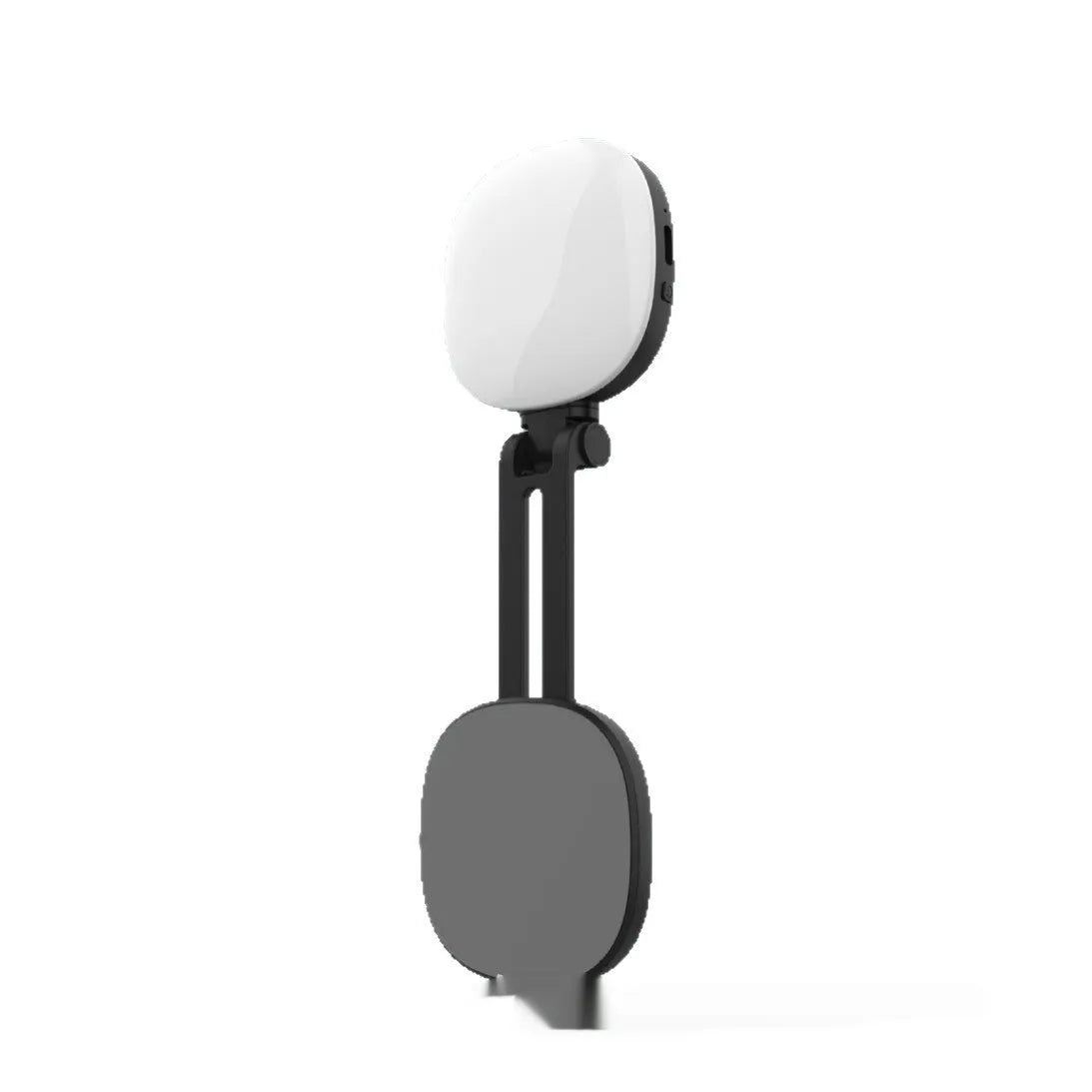Black and white mobile phone magnetic selfie fill light with adjustable colour temperature