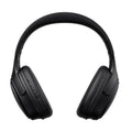 Wireless Bluetooth head-mounted e-sports gaming headset in black with PC ABS build and noise reduction