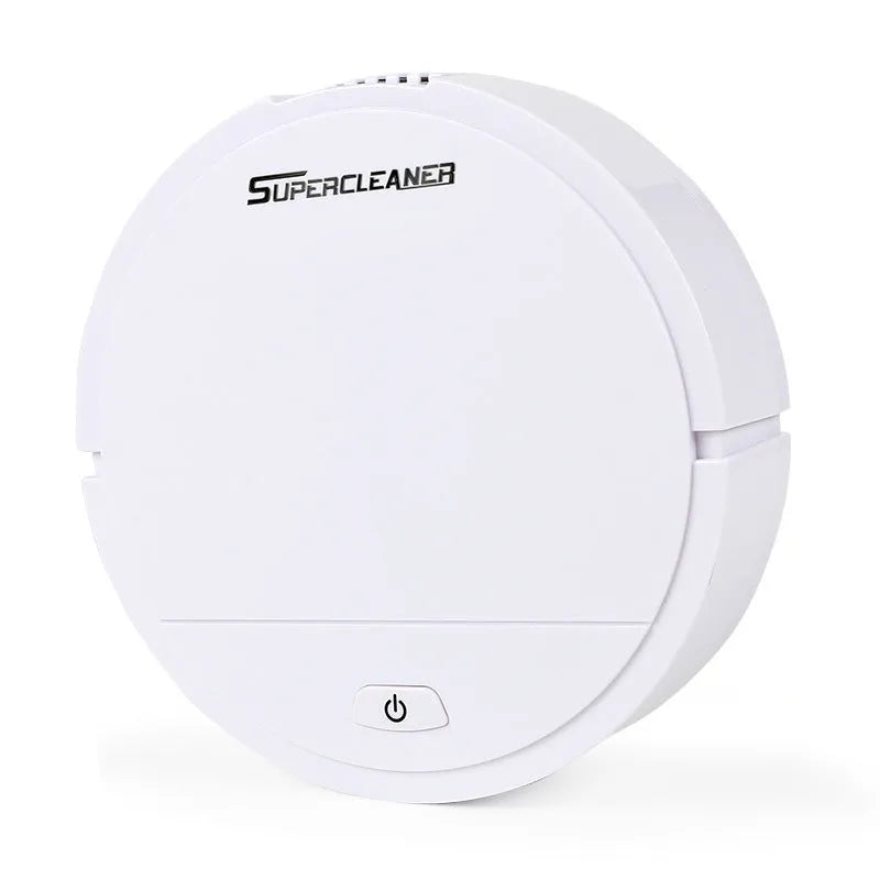 Intelligent robot sweeper with dry battery power in black, red or white colour options