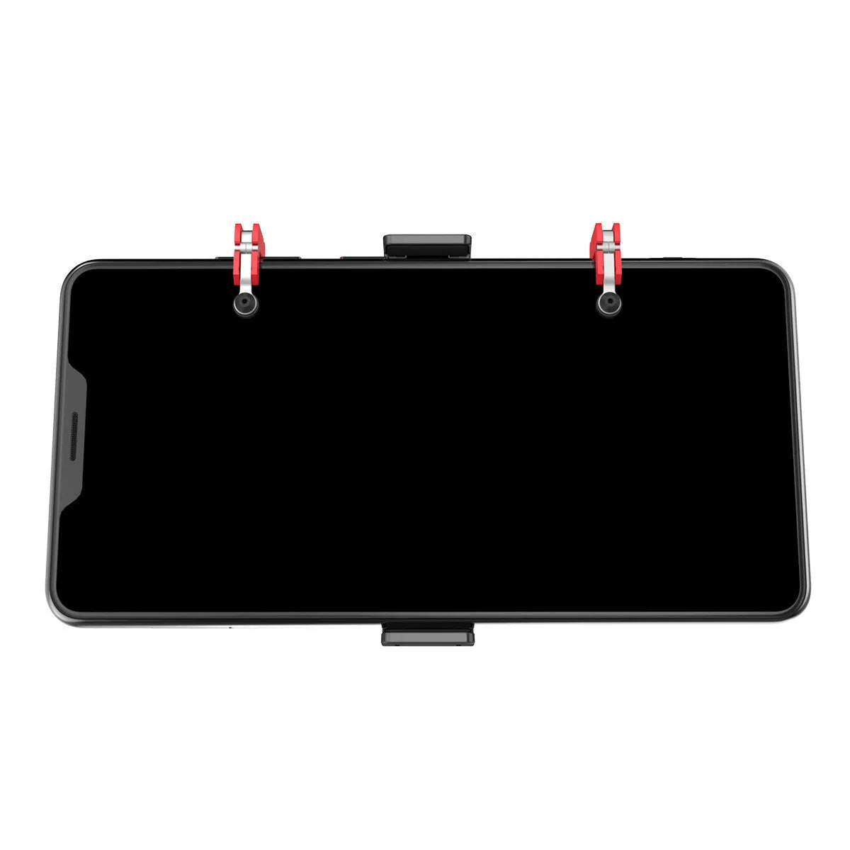 Black PG-9137 mobile phone gaming trigger attachment with adjustable metal button and telescopic clip