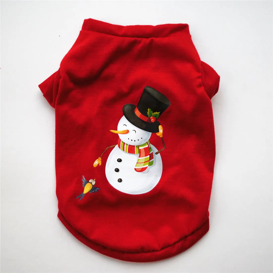 Fleece Christmas pet costume for dogs and cats in Santa style with 10 colour options and four sizes