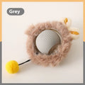 Pet toy ball made of ABS plastic in sky blue colour for cats and dogs interactive play