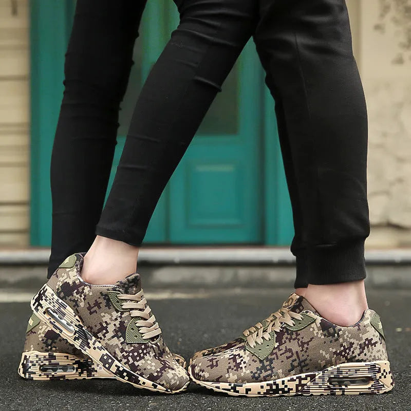 Low-top running shoes in candy colour with cushion shock absorption, available in sizes 36-46