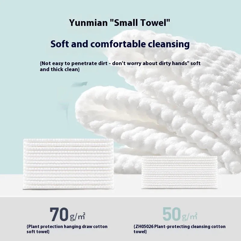 Disposable soft towel roll with 100 sheets and removable hanging for bathroom storage
