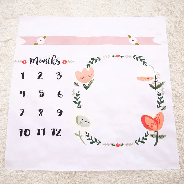 White 100x100cm square polyester cotton baby blanket for cot and swaddle