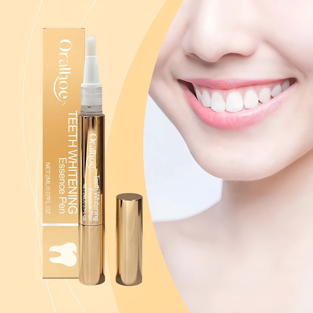 Portable oral care pen for teeth stain removal with 2ml capacity