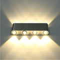 Modern black aluminium LED corridor lamp for TV background and aisle lighting