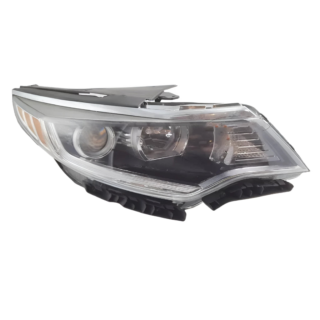 K5 16 headlight lamp shade in transparent PC with PC and PP materials, 12V 55W, single unit