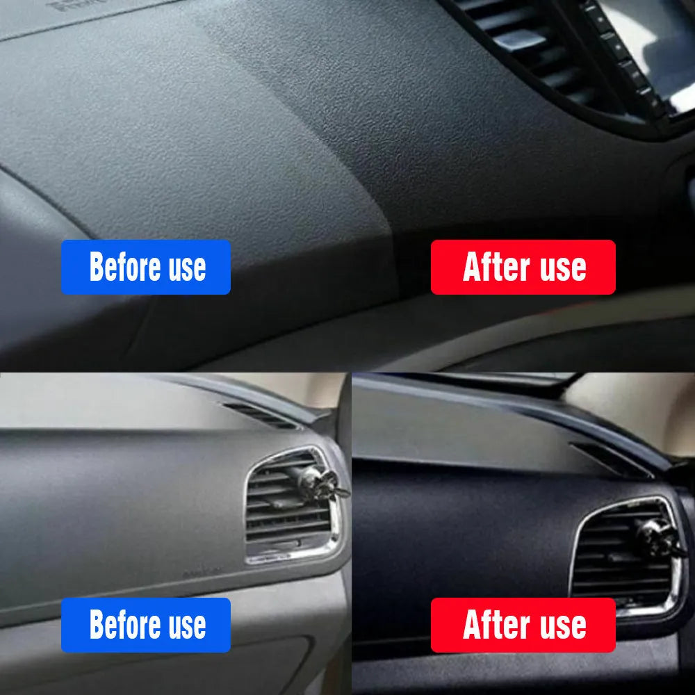 Plastic retreading agent for car interiors, 30ml and 100ml bottles, non-corrosive formula