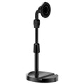 Black 360 degree rotating magnetic phone holder for universal mobile phones with strong suction mount