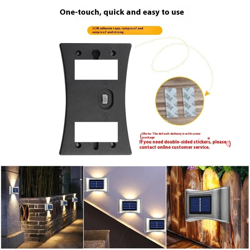 Stainless steel outdoor wall spotlight 5W IP65 for courtyard garden pathway