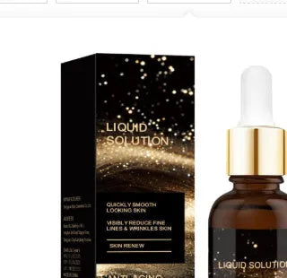 30 ml facial moisturising care solution bottle with hyaluronic acid, approximately 9 cm tall