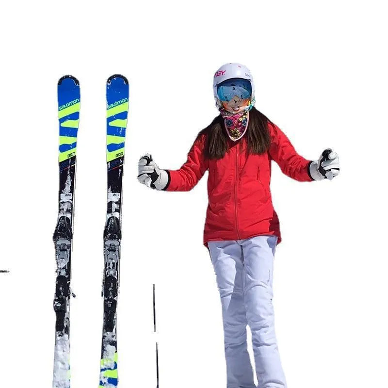 Adjustable shoulder strap for skiing bandages with hook and loop closure in multiple colour options