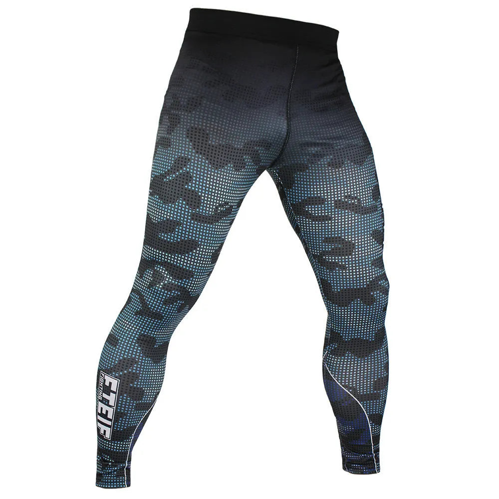 Running fitness wear-resistant tights suit in chlorine fiber fabric, two-piece set with top and trousers
