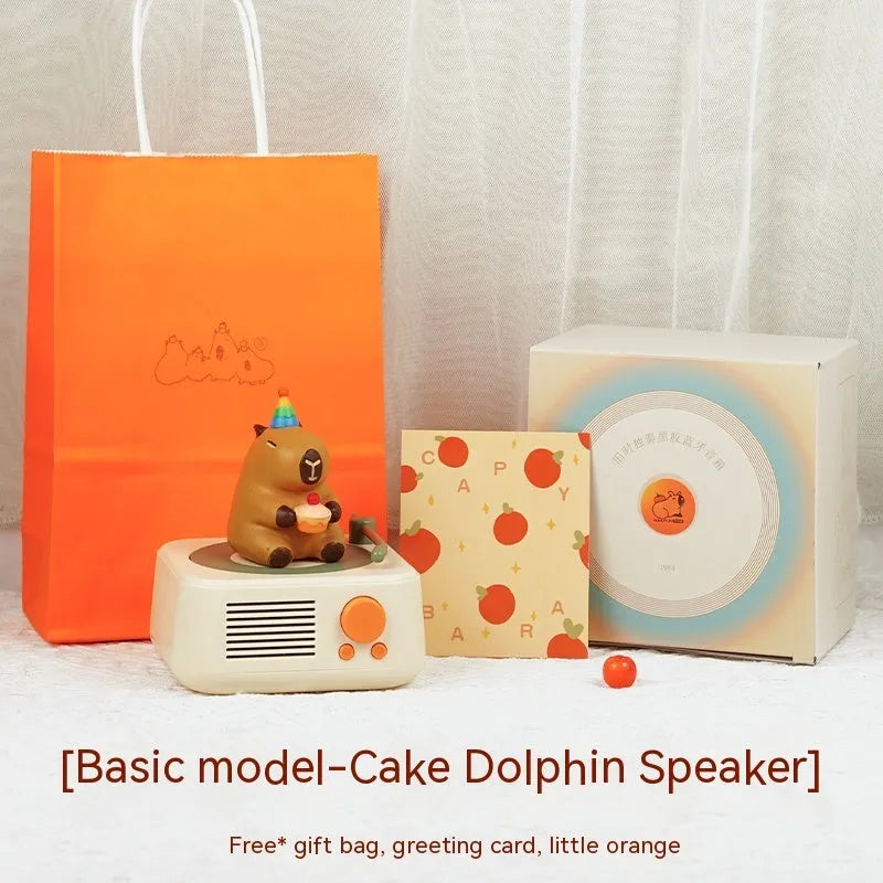 Pufferfish Cappella Round X17 Bluetooth speaker in Christmas gift box, 114 * 110 * 62mm, Bluetooth 5.3, 1000mAh.