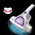 Pink handheld vacuum cleaner with UK plug for upholstery and car interior cleaning