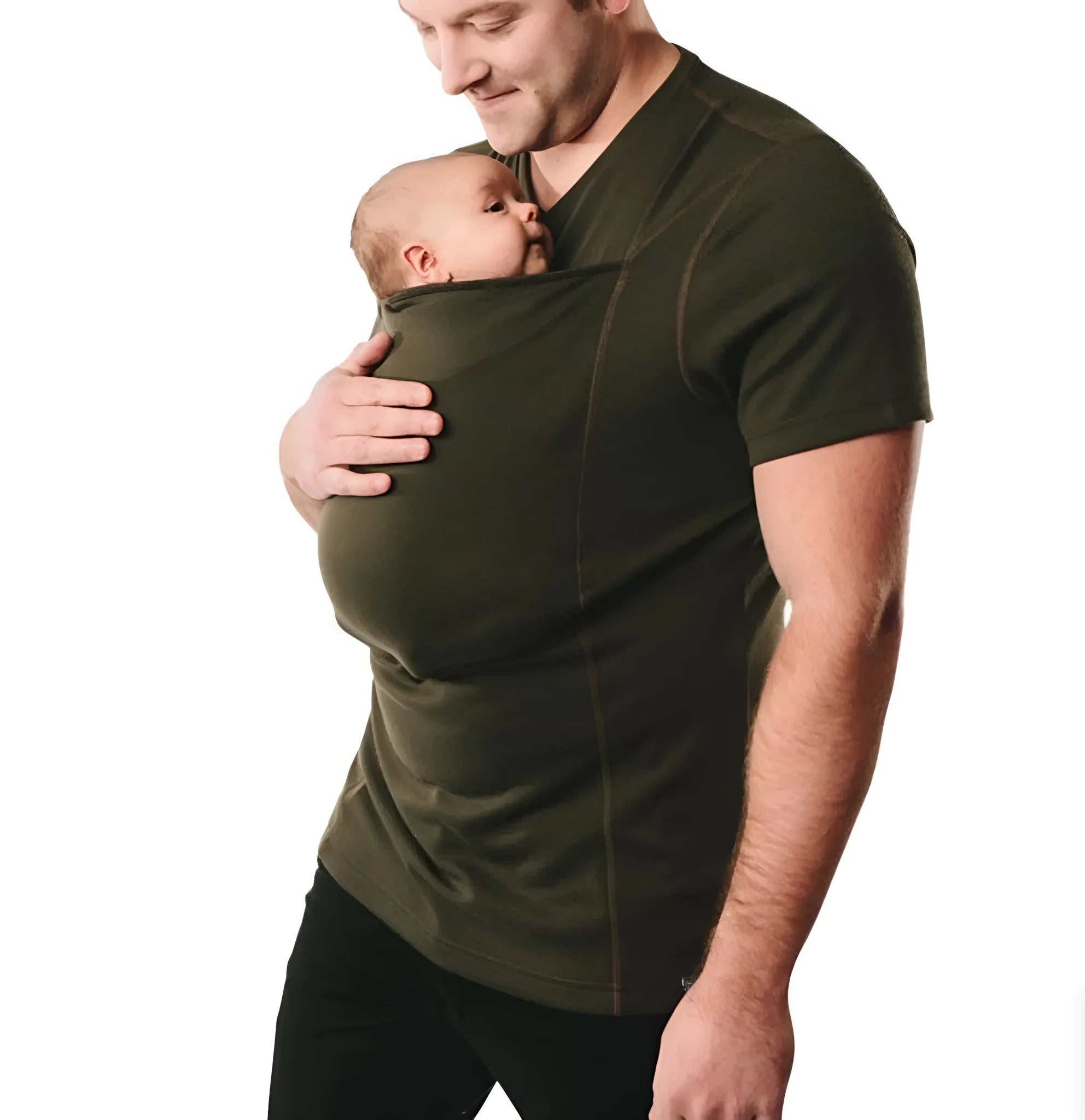 Cotton round neck casual top with short sleeves in loose fit black green grey options